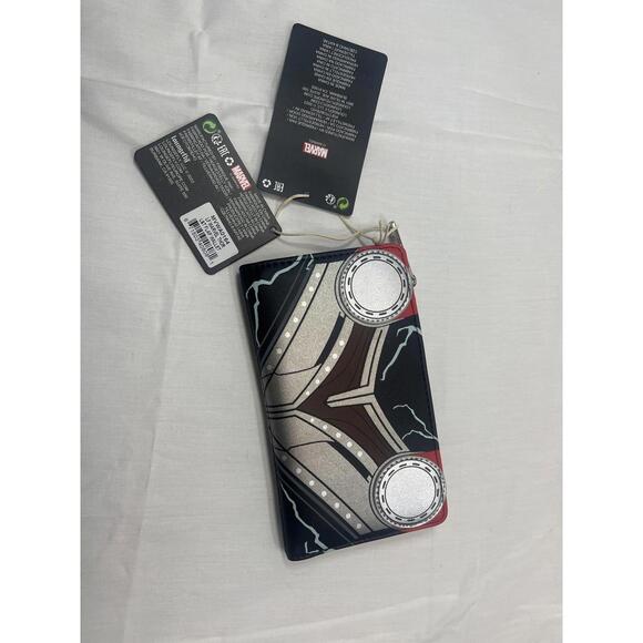 Loungefly Marvel Thor Love And Thunder Mini Backpack Wallet Set Womens Glow - Picture 3 of 16